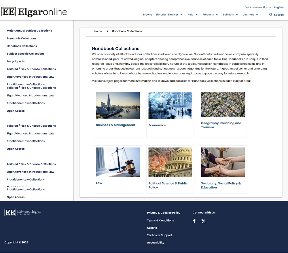 Edward Elgar Handbooks