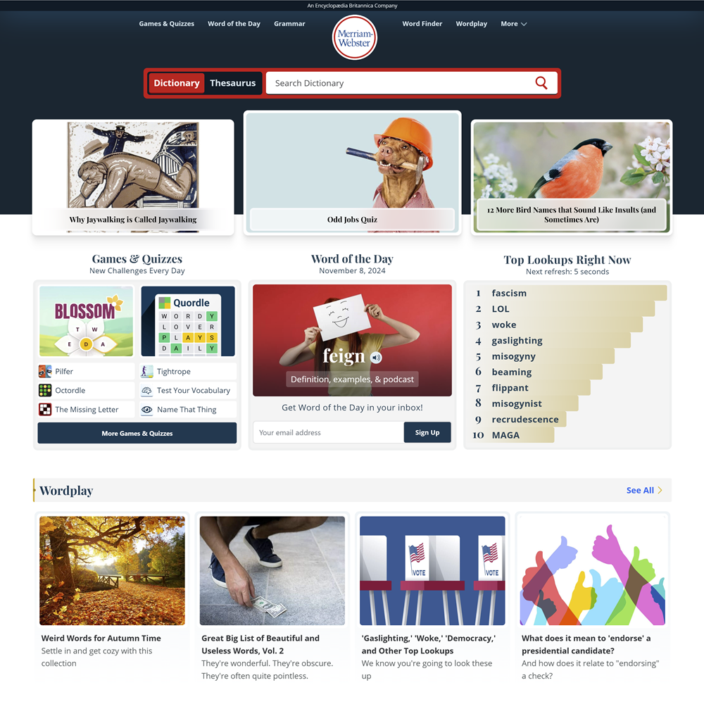 Merriam-Websters