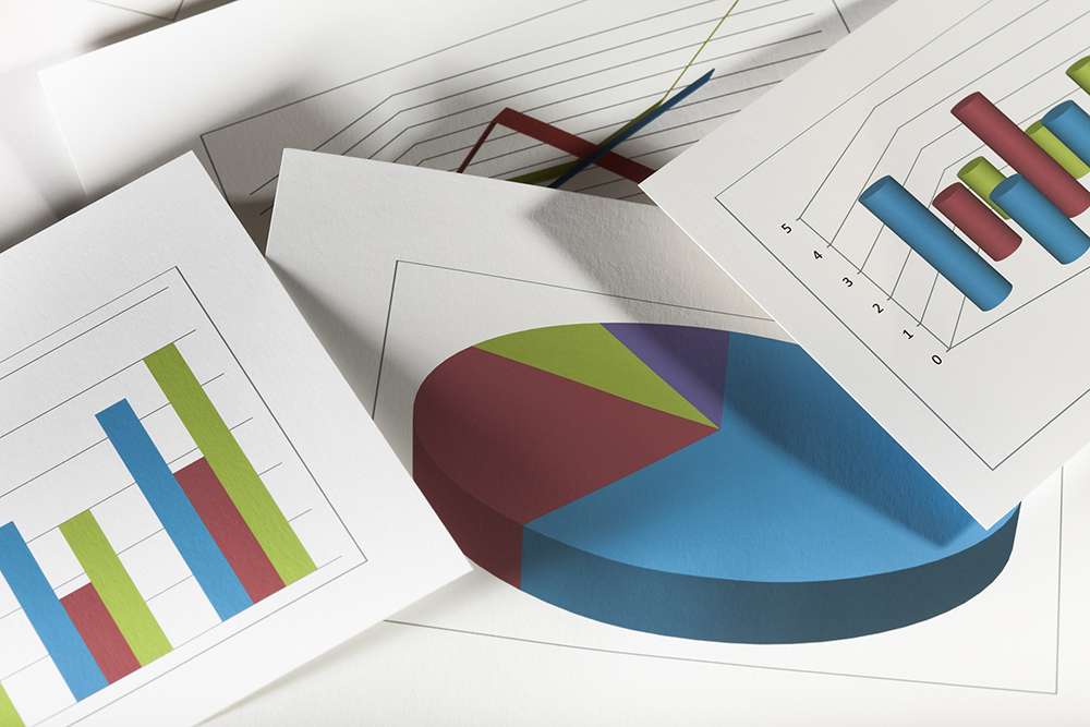 Political Data represented by multiple graphs in different color