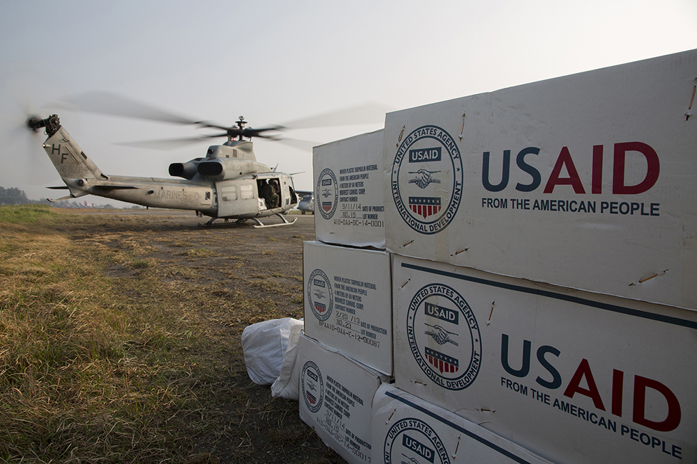 JTF 505 and U.S. AID deliver relief supplies