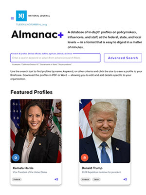 National Journal Almanac Plus