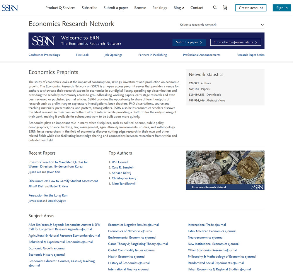 SSRN Economics