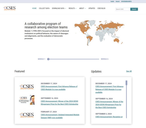 Comparative Study of Electoral Systems (CSES)