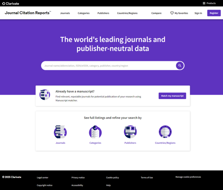 Journal Citation Reports