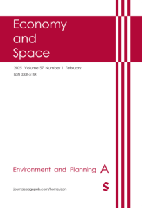 Environment and planning a economy and space