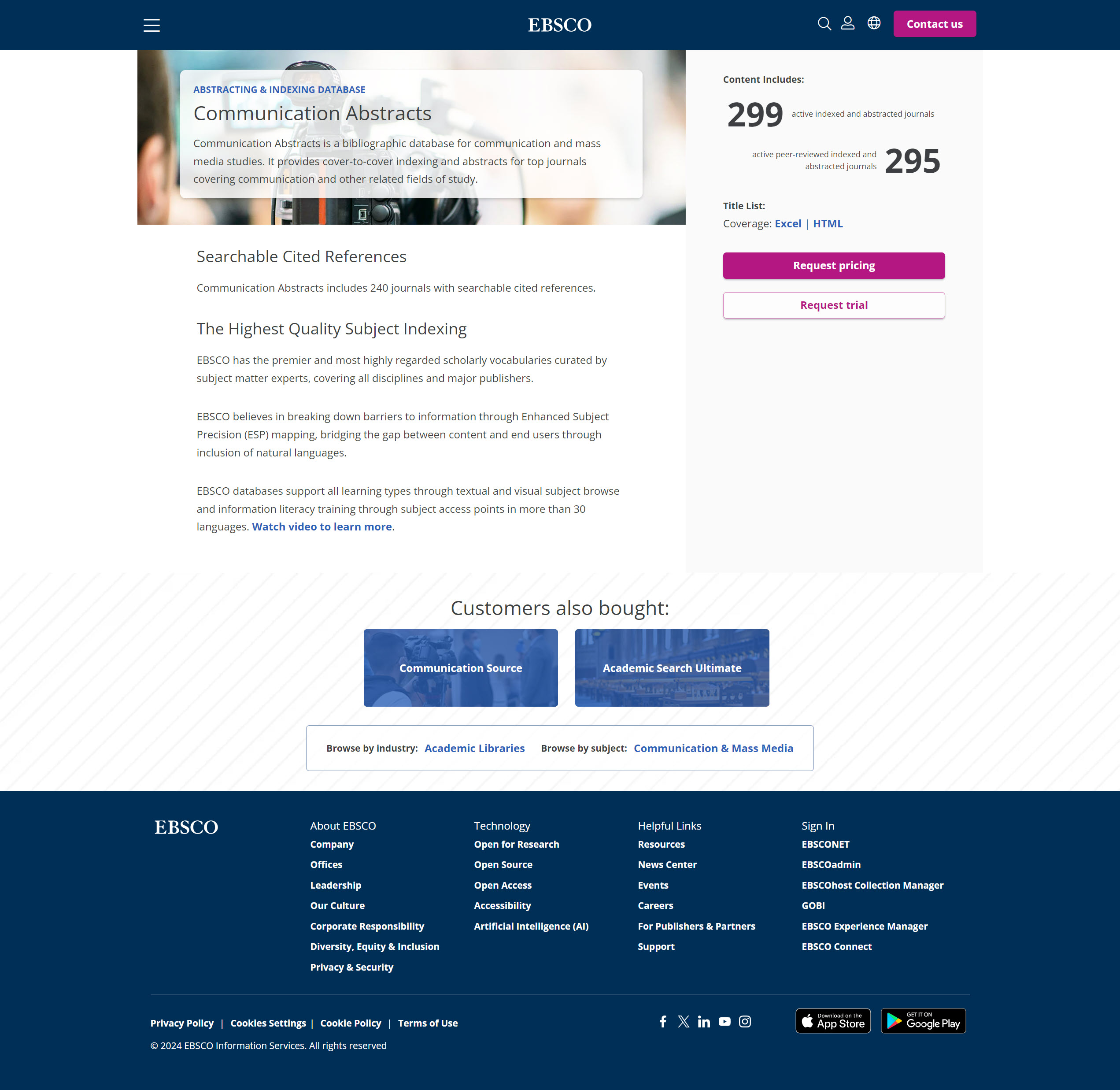 Communication Abstracts