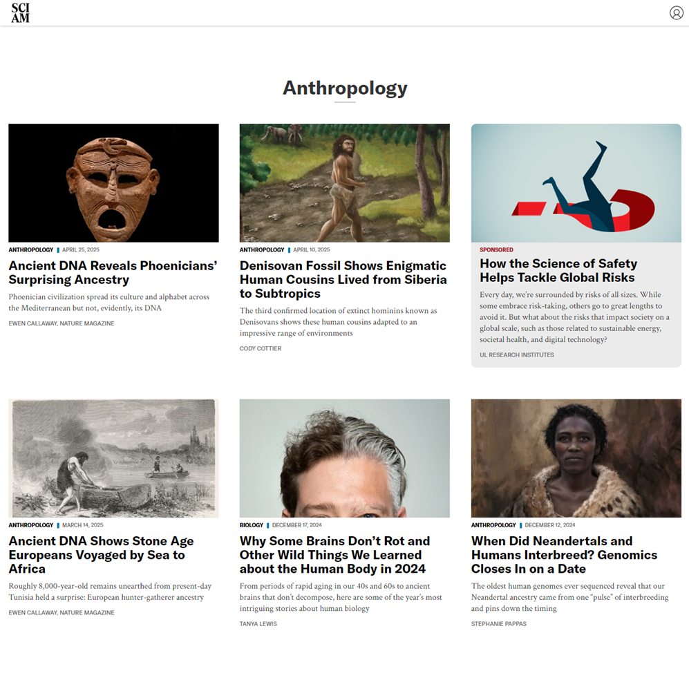 Scientific american anthropology