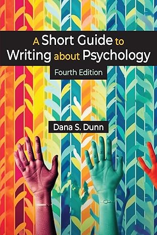 A short guide to writing about psychology