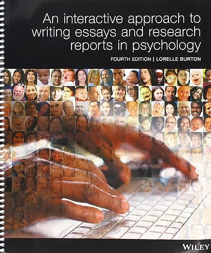 An interactive approach to writing essays and research reports in psychology