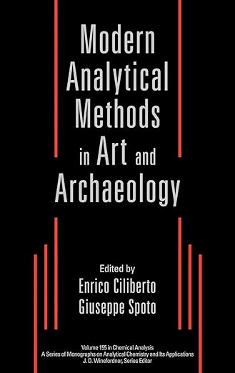 Modern analytical methods in art and archeology