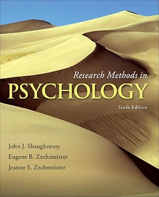 Research methods in psychology