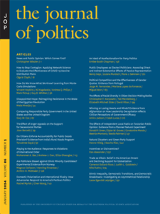 Journal of politics