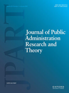 Journal of public administration research and theory