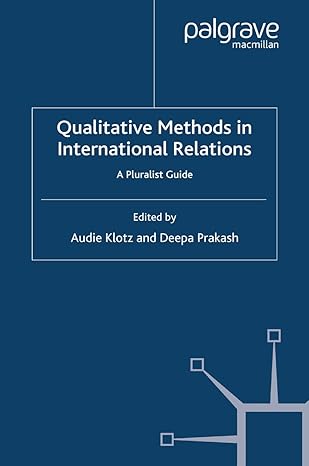Qualitative methods in international relations a pluralist guide