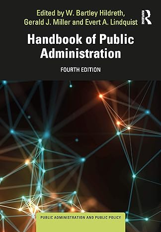 Handbook of Public Administration Handbook of public administration