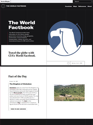 CIA World Factbook (Web Version)