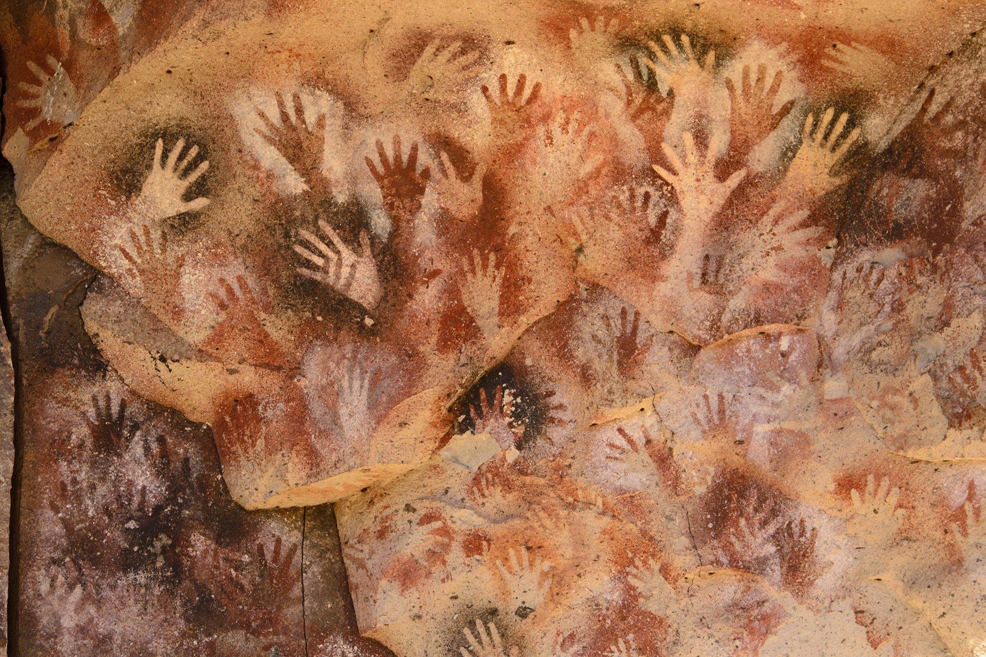 Ancient Cave Paintings in Patagonia