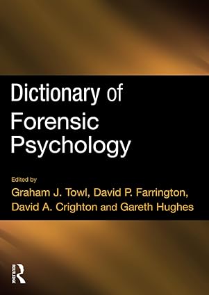Dictionary of Forensic Psychology