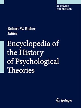 Encyclopedia of the History of Psychological Theories