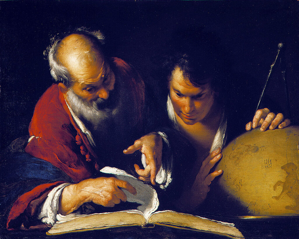 Eratosthenes Teaching in Alexandria