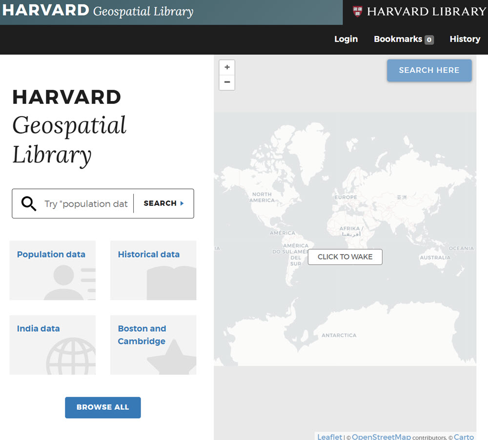 Harvard Geospatial Library