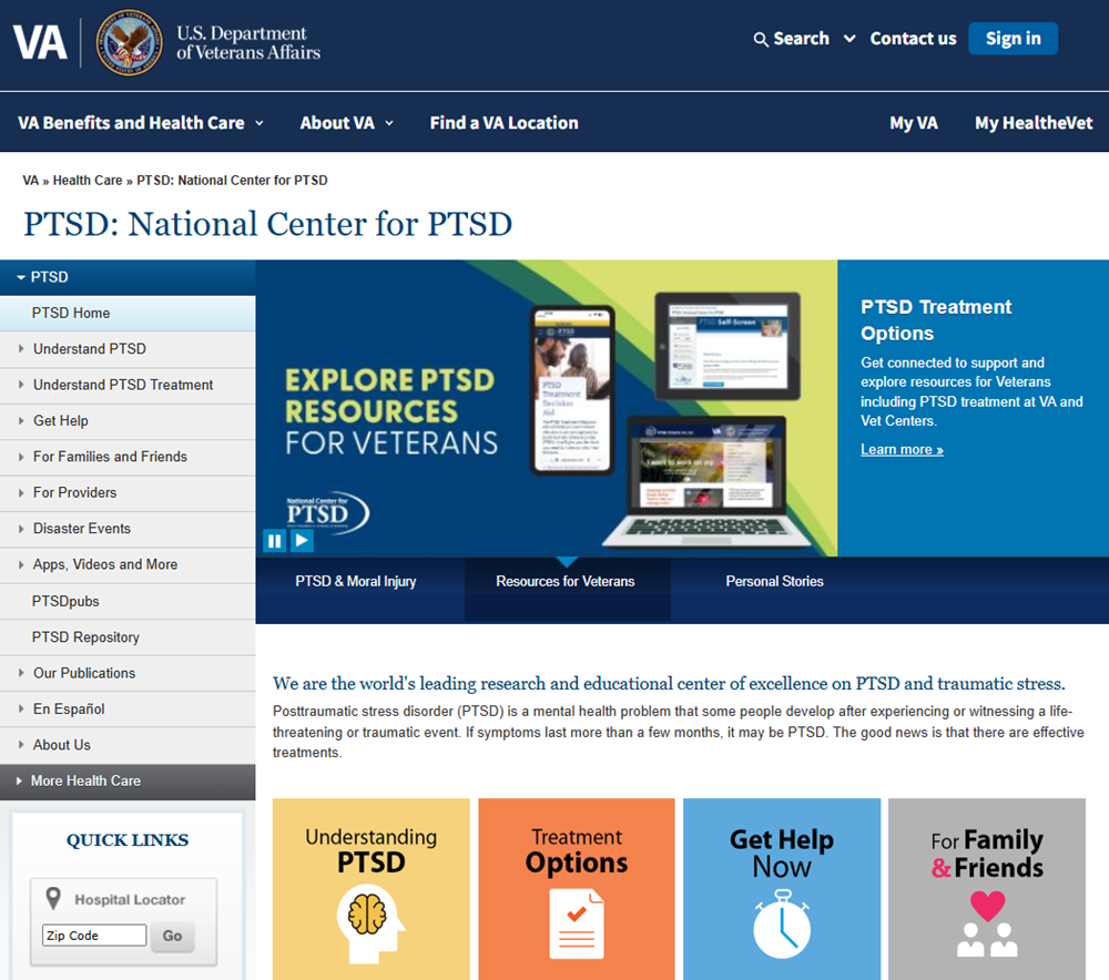PTSD National Center for PTSD