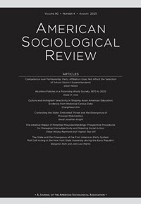 American Sociological Review