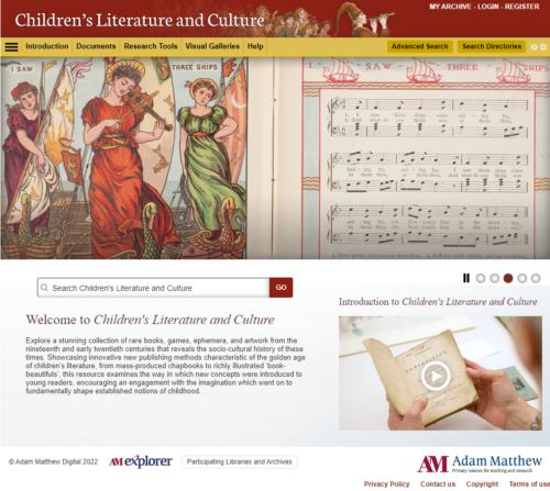 Children's Literature and Culture