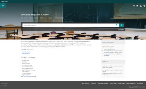 Education Magazine Archive