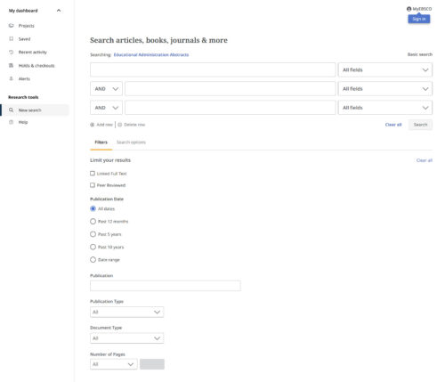 Educational Administration Abstracts