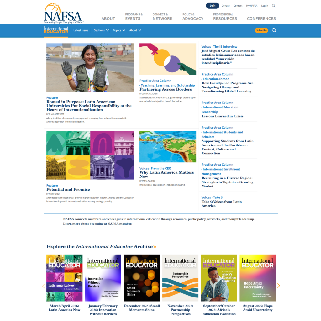 International Educator (NAFSA)