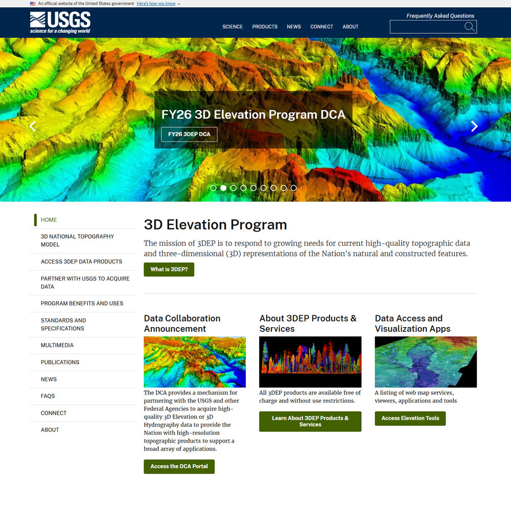 USGS 3D Elevation Program