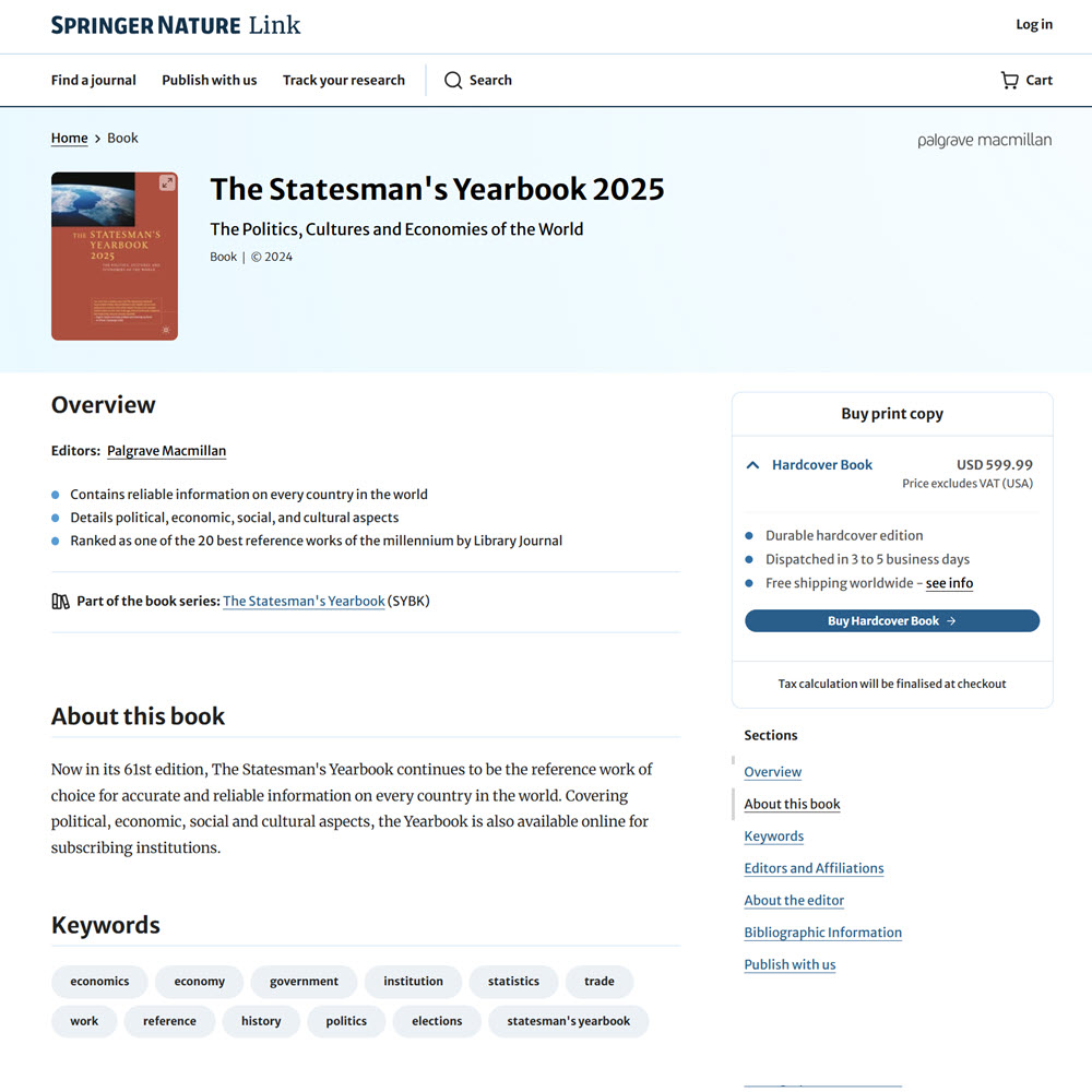 Statesmans Yearbook