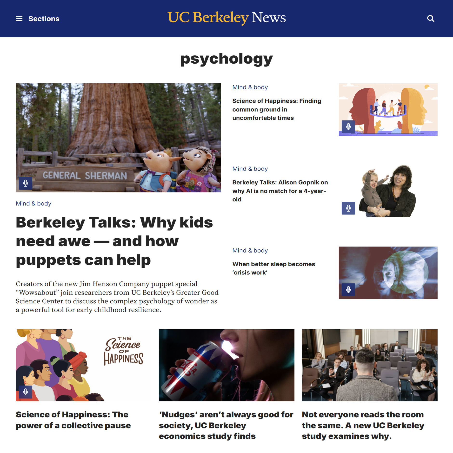 UC Berekley Psychology