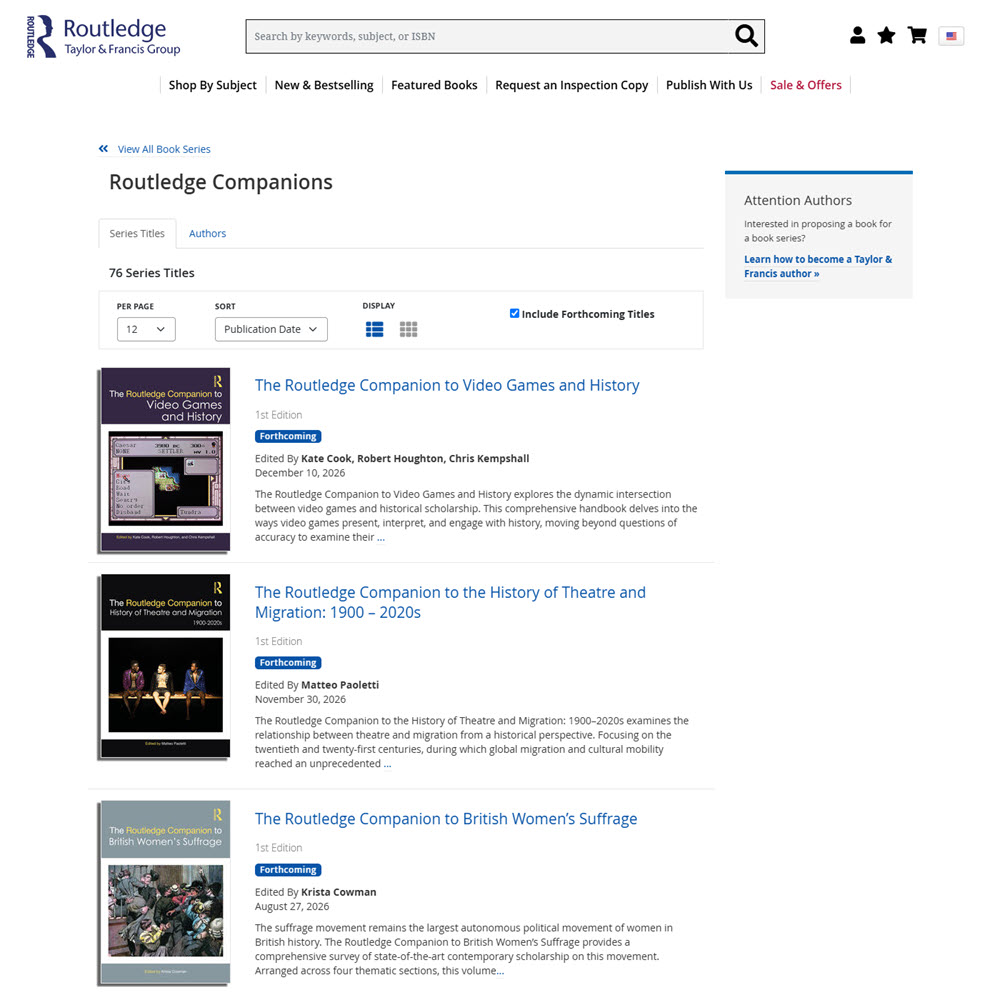 Routledge Companions