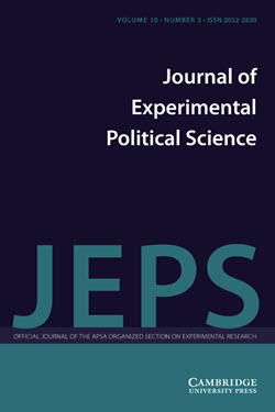 Journal of Experimental Political Science