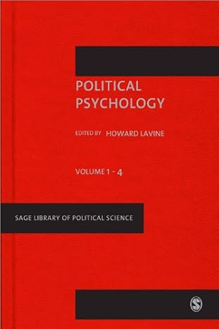 Political Psychology (SAGE Library of Political Science)
